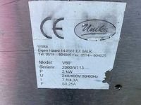 Unika v-60 industriële vacuümmachine - afbeelding 6 van  6