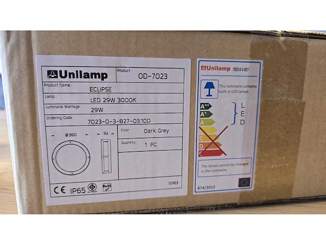 Unilamp - eclipse outdoor - led - afbeelding 1 van  2