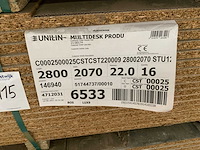 Unilin spaanplaat wit geplastificeerd (16x) - afbeelding 2 van  2