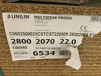 Unilin spaanplaat wit geplastificeerd (16x) - afbeelding 2 van  2