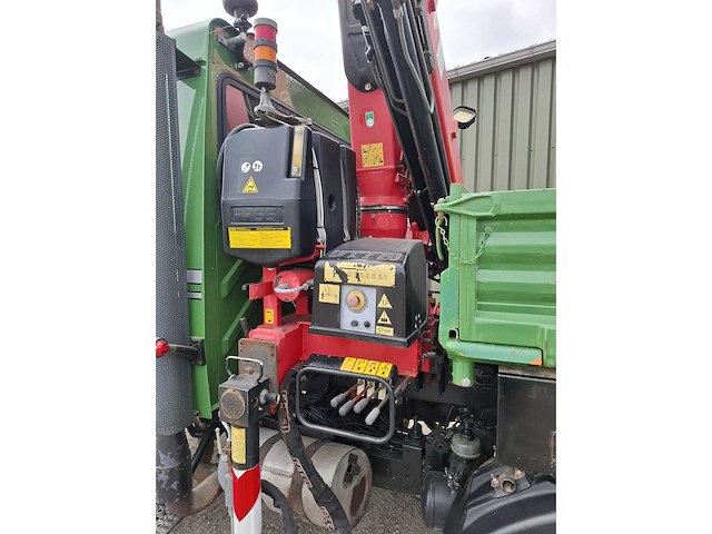 Unimog - 1400 - fassi f95 kraan- vrachtwagen - afbeelding 2 van  11