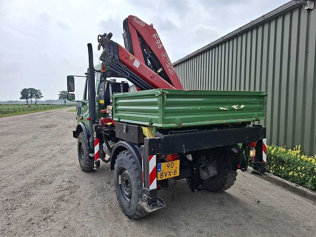Unimog - 1400 - fassi f95 kraan- vrachtwagen - afbeelding 3 van  11