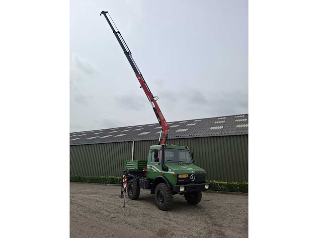 Unimog - 1400 - fassi f95 kraan- vrachtwagen - afbeelding 8 van  11