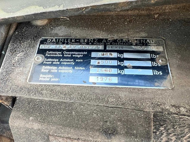 Unimog - 404 4x4 - bedrijfswagen - afbeelding 7 van  20