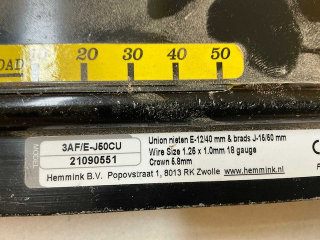 Union 3af/e-j60cu pneumatische tacker (2x) - afbeelding 5 van  8