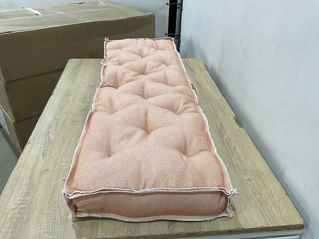 Unique - pallet kussenset sand stone rib (4x) - afbeelding 10 van  10