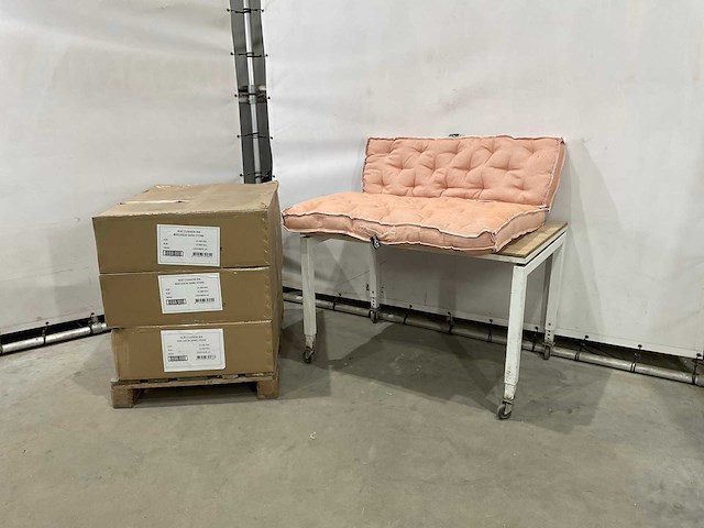 Unique - pallet kussenset sand stone rib (4x) - afbeelding 9 van  10