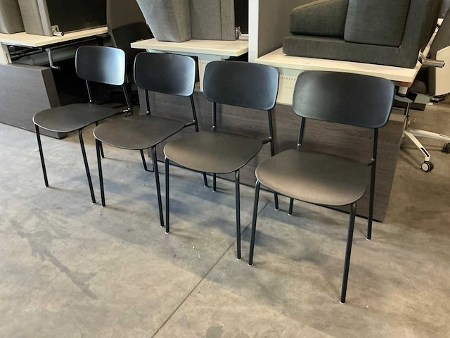 Unique furniture stoelen zithoogte 46cm (4x) - afbeelding 1 van  3