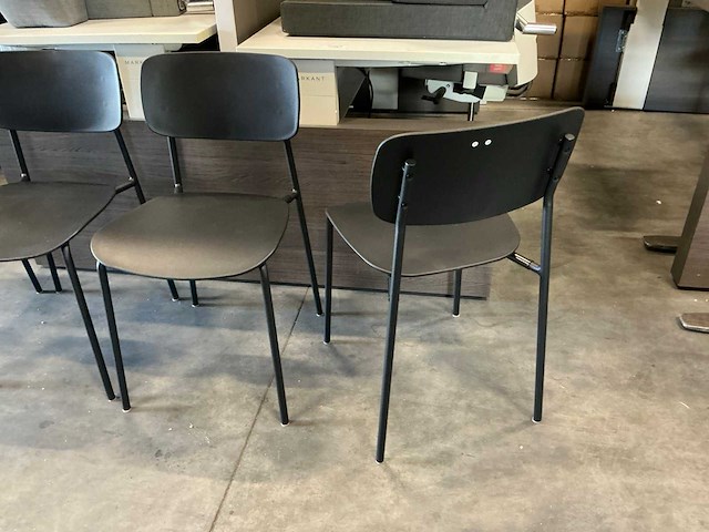Unique furniture stoelen zithoogte 46cm (4x) - afbeelding 2 van  3