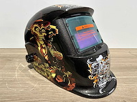 Unison - dobbelstenen skull - lashelm / laskap automatisch dimmend - 2024 - afbeelding 12 van  16
