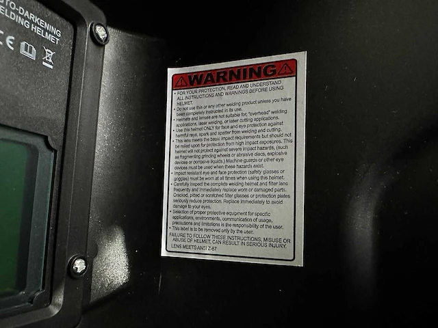 Unison - tanden - lashelm / laskap automatisch dimmend - 2024 - afbeelding 8 van  16