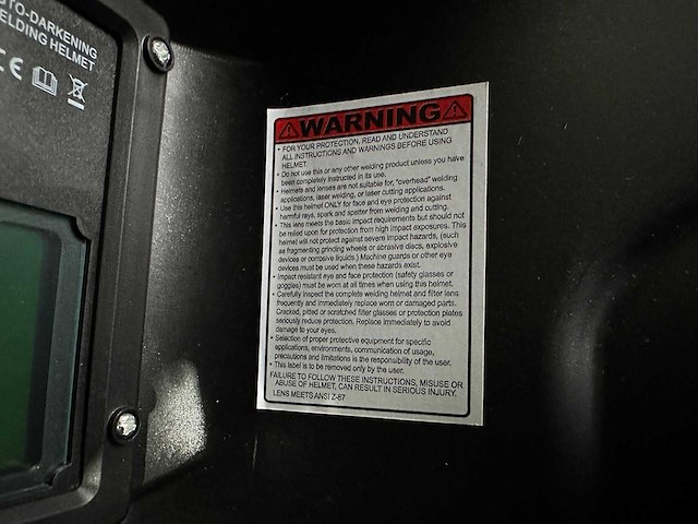 Unison - tanden - lashelm / laskap automatisch dimmend - 2026 - afbeelding 16 van  16