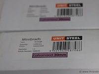 Unit steel minibrads 20mm - 2 dozen á 5000 stuks - afbeelding 3 van  3