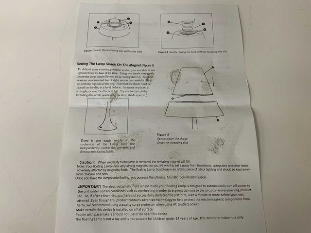 United entertainment anti-gravity lamp (2x) - afbeelding 9 van  9