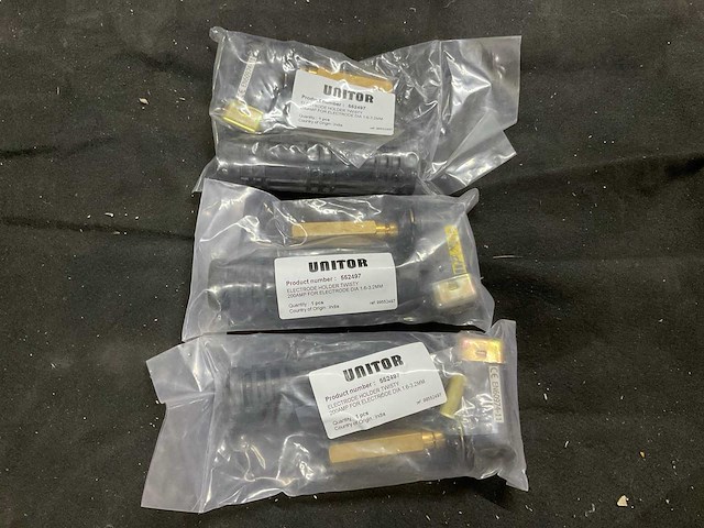Unitor 552497 draaibare electrodeklem elektrode lasapparaat (3x) - afbeelding 1 van  1