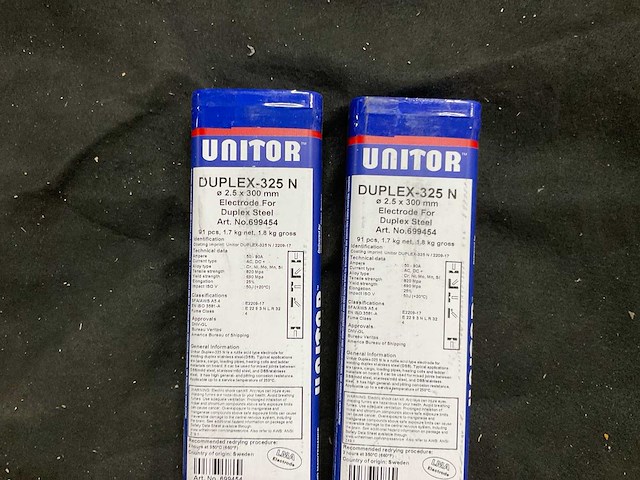 Unitor duplex 325n elektrode (2x) - afbeelding 2 van  2