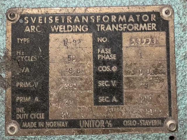 Unitor elektrode lasapparaat - afbeelding 5 van  5