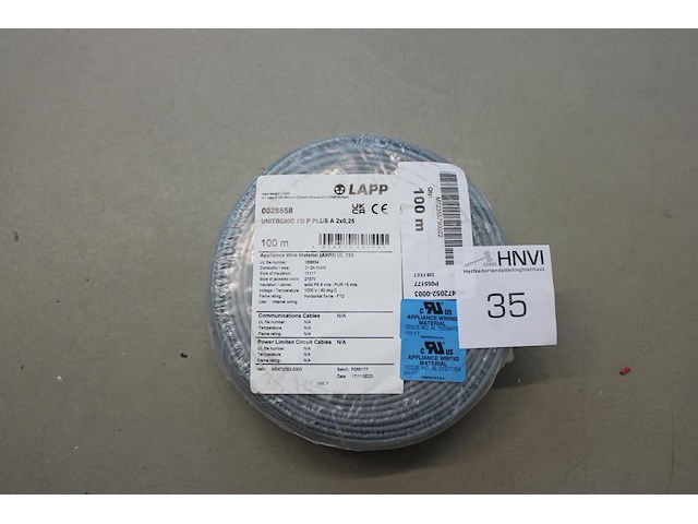 Unitronic fd plus a kabel lapp, 100 meter. - afbeelding 1 van  1