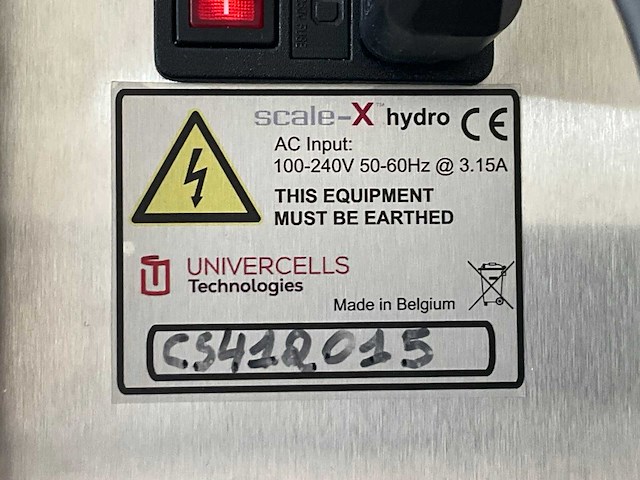 Univercells technologies scale-x hydro bioreactor systeem - afbeelding 2 van  12