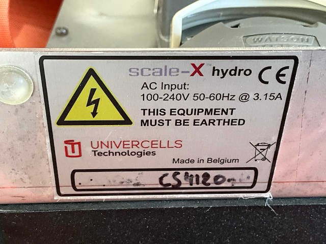 Univercells technologies scale-x hydro bioreactor systeem - afbeelding 7 van  12