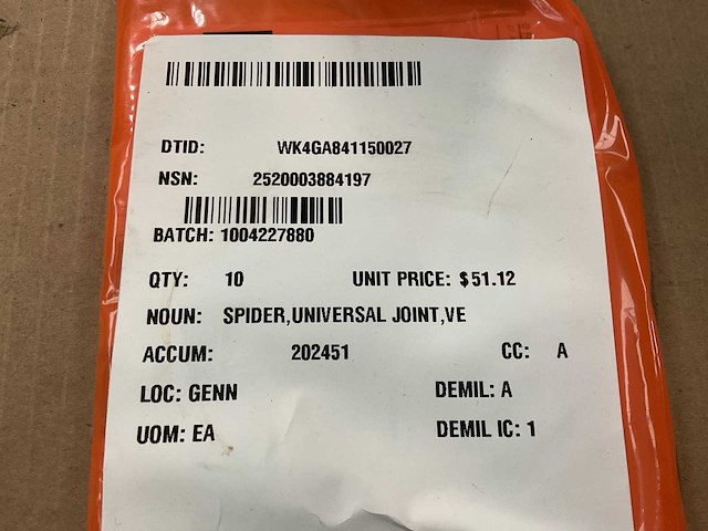 Universal joint spider (10x) - afbeelding 3 van  6