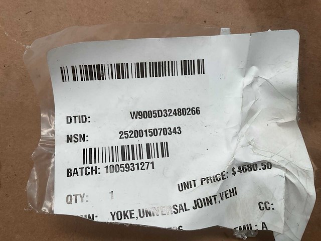 Universal joint yoke - afbeelding 5 van  5