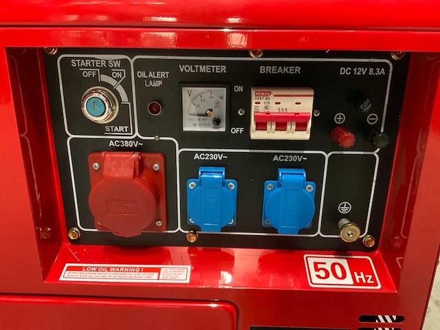 Universal kraft uk-diesel9500 diesel generator 7.0kva - afbeelding 6 van  10