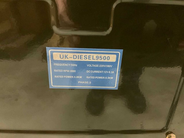 Universal kraft uk-diesel9500 diesel generator 7.0kva - afbeelding 4 van  10