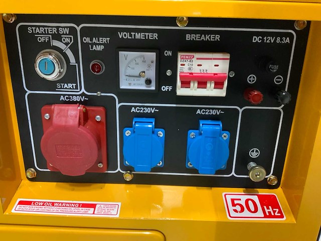 Universal kraft uk-diesel9500 diesel generator 7.0kva - afbeelding 10 van  10