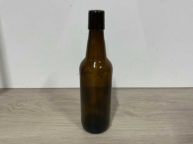 Universal leeg flip-top bierfles - 50cl - bruin (2640x) - afbeelding 3 van  5