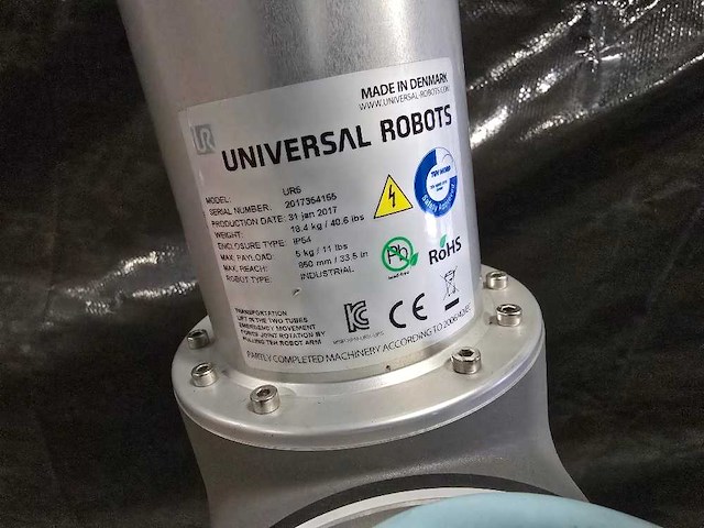 Universal robots - 2017 - ur5 - industriële robot - afbeelding 8 van  9