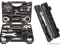 Universeel fietsgereedschapsset 30-delig incl. momentsleutel 1/4 inch 10-50 nm - afbeelding 1 van  8