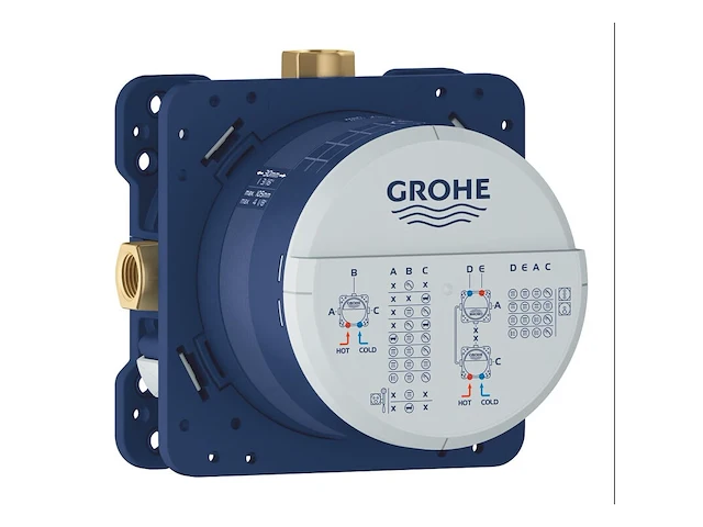 Universeel inbouwdeel voor douche- en badkraan grohe, rapido smartbox, blauw - afbeelding 1 van  5