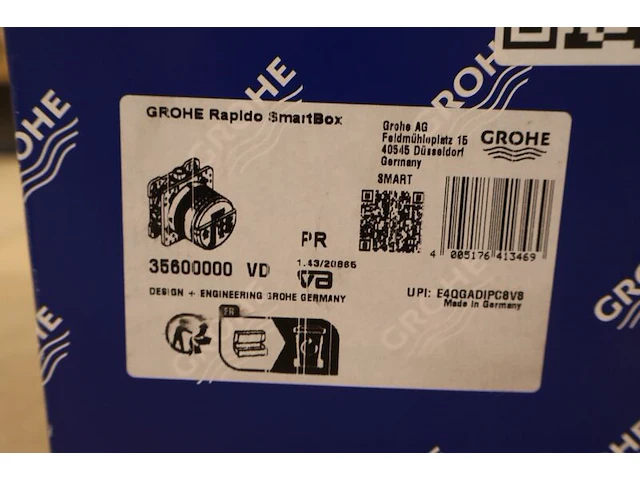 Universeel inbouwdeel voor douche- en badkraan grohe, rapido smartbox, blauw - afbeelding 2 van  5