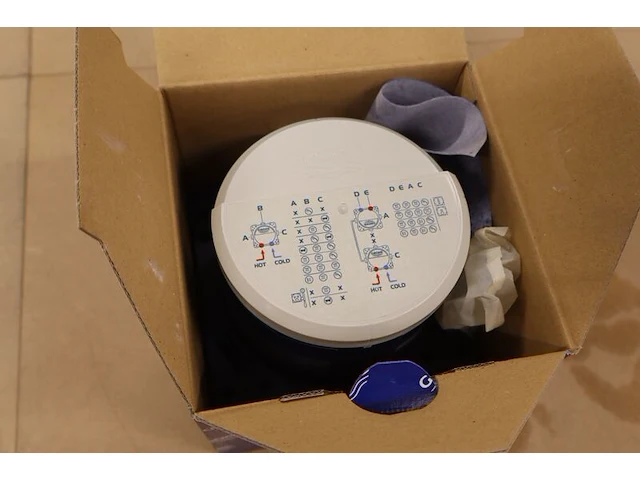 Universeel inbouwdeel voor douche- en badkraan grohe, rapido smartbox, blauw - afbeelding 3 van  5