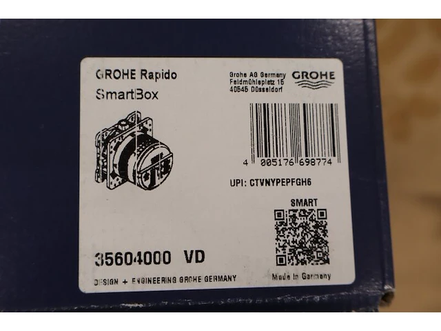 Universeel inbouwdeel voor douche- en badkraan grohe, rapido smartbox - afbeelding 2 van  6