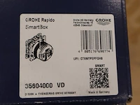 Universeel inbouwdeel voor douche- en badkraan grohe, rapido smartbox - afbeelding 2 van  6