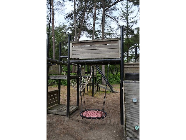 Universeel xl speeltoestel met glijbanen, klimtoestellen en kabelbaan - afbeelding 5 van  16