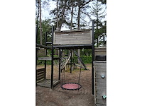 Universeel xl speeltoestel met glijbanen, klimtoestellen en kabelbaan - afbeelding 5 van  16