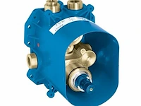 Universele inbouwthermostaat / inbouwdeel grohe, rapido t, chroom / blauw