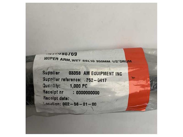 Universele ssl10 350 mm 1/2 inch trommelwissaararm zwart - afbeelding 2 van  7