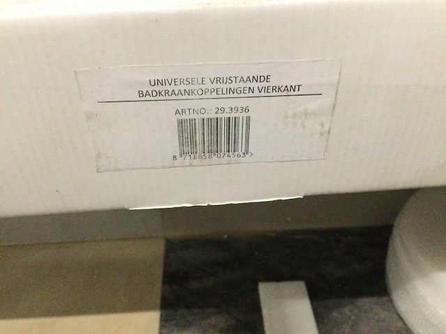 Universele vrijst. badkraankoppeling vierkant wb, 29.3936 - afbeelding 3 van  3