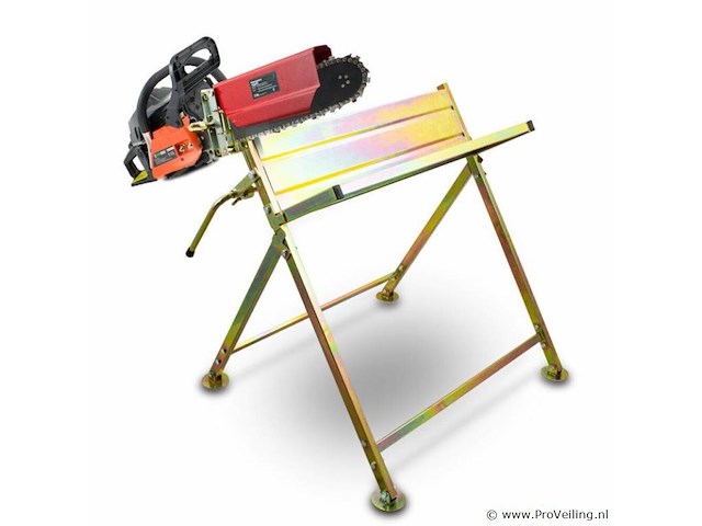 Universele zaagstandaard / zaaghulp / zaagbok geschikt voor kettingzaag inklapbaar - afbeelding 3 van  10