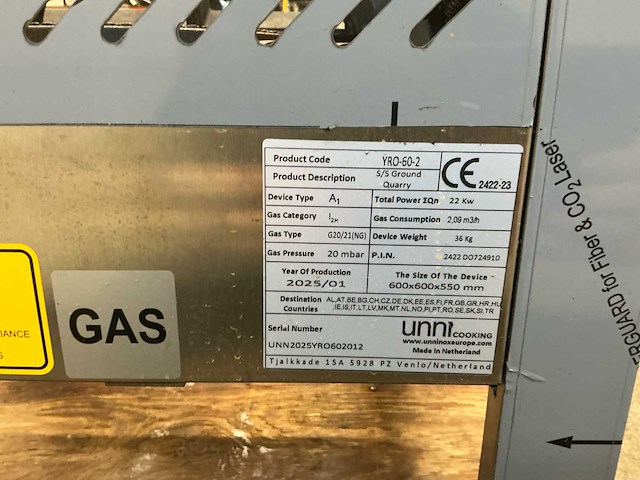Unni cooking gas kookstel - afbeelding 6 van  6
