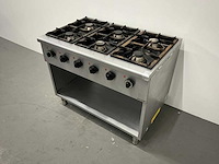 Unninox - ock-6 - 6-pits gasfornuis - afbeelding 1 van  6