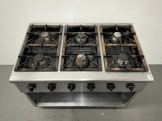 Unninox - ock-6 - 6-pits gasfornuis - afbeelding 3 van  6