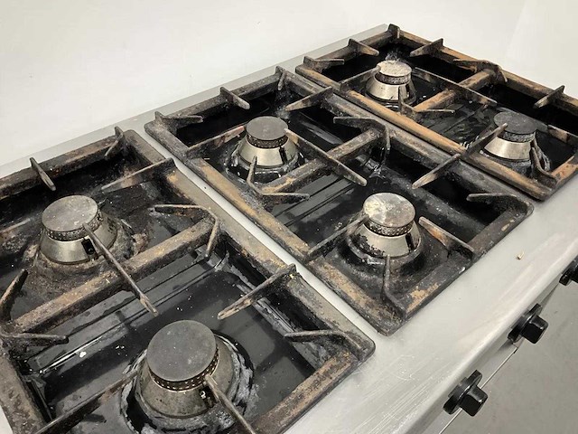 Unninox - ock-6 - 6-pits gasfornuis - afbeelding 6 van  6