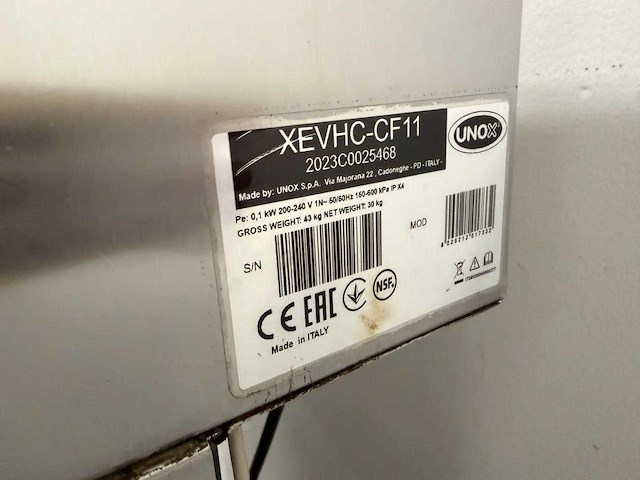 Unox - xecv-05-e1rm - combisteamer met recirculatiekap - afbeelding 6 van  14