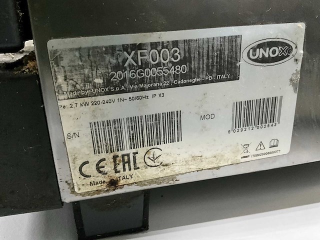 Unox xf003 heteluchtoven - afbeelding 4 van  4