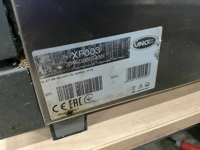 Unox xf003 heteluchtoven - afbeelding 2 van  2